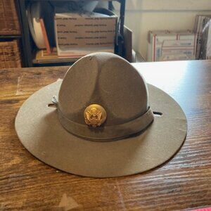 Vintage infant WWII drill instructor hat